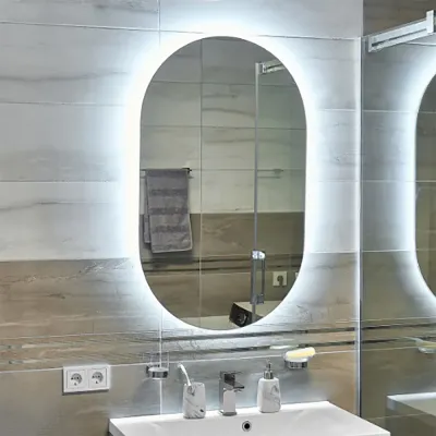 Зеркало Global Glass MR-7 600х1000, с LED-подсветкой